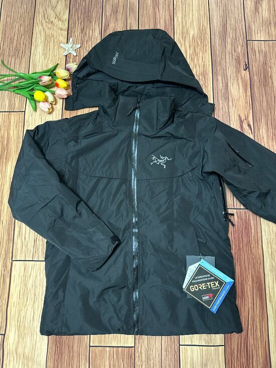 Arc'teryx Other - Men's Goose Down Arcteryx Logo Waterproof Warm Hooded Ski Down Jacket Size L